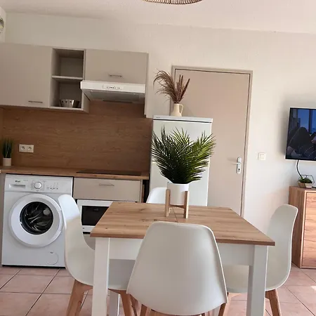 Apartamento Apparemment Rdc Climatisé Avec Piscine, Terrasse Et Parking - App 1502 Gruissan