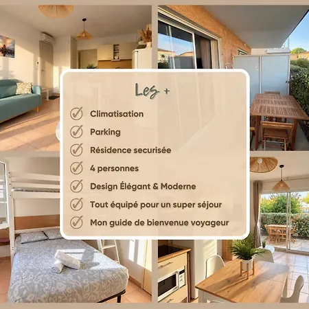 Appartamento Apparemment Rdc Climatisé Avec Piscine, Terrasse Et Parking - App 1502 *