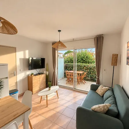 Apparemment Rdc Climatisé Avec Piscine, Terrasse Et Parking - App 1502 Appartamento Gruissan